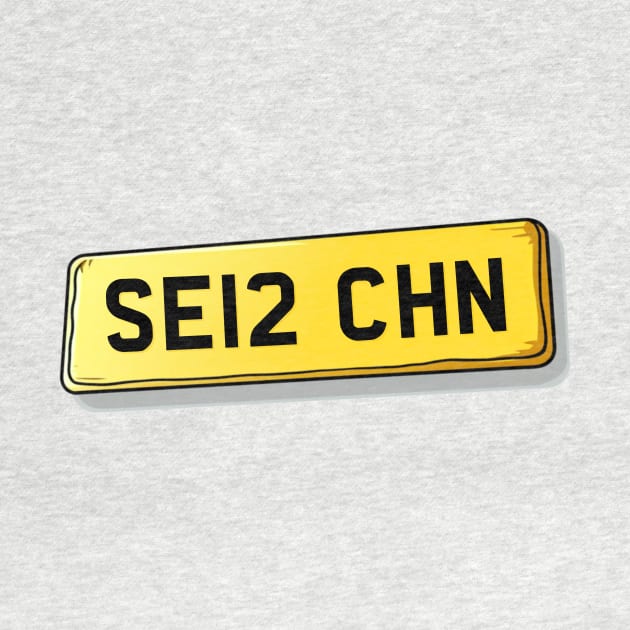 SE12 CHIN Chinbrook Number Plate by We Rowdy